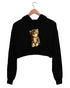 Quirkipedia Cat Image CATS Pets, Cute Womens Crop Hoodies